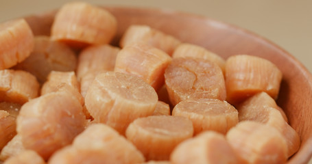 Canvas Print - Heap of Japanese dry scallop