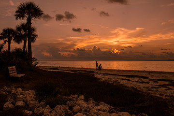 Sunset over the Gulf of Mexico