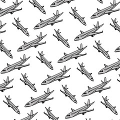 Canvas Print - color travel airplane international transport background