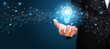 © penguiiin - Innovative idea in the hand of businesswoman. Innovative idea Concept