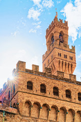 Wall Mural - Old Palace Palazzo Vecchio on Square Signora Florence