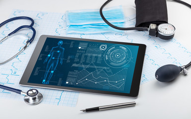 Medical full body screening software on tablet and healthcare devices
