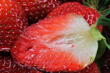 Strawberry Close_up / From strawberries you can conjure up delicious healthy things.