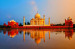Taj Mahal, Agra, India, on sunset