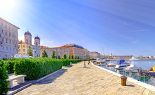 Trieste Italy By Adriatic Sea