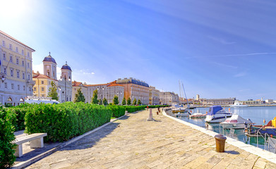 Trieste Italy by Adriatic sea