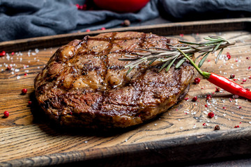 Wall Mural - juicy Ribeye steak