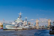 Statek muzeum HMS Belfast w Londynie
