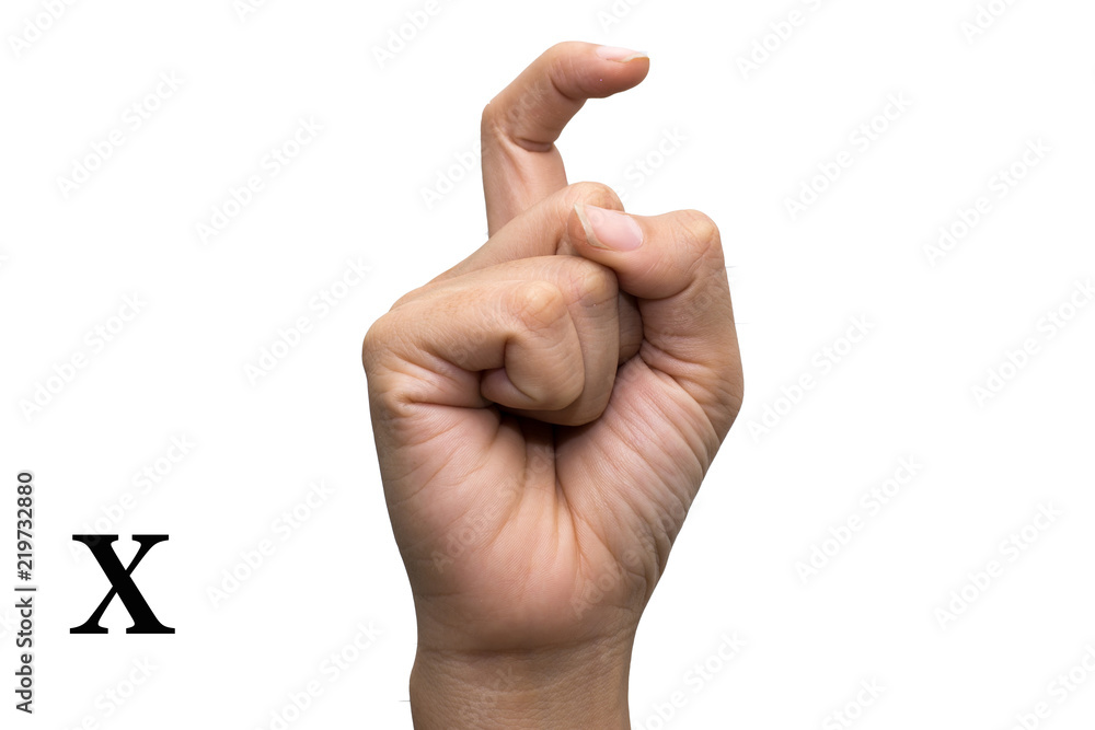 Finger Spelling the Alphabet in American Sign Language (ASL 