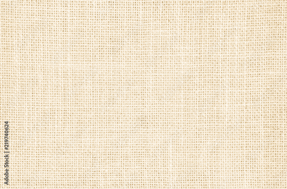 Pastel abstract Hessian or sackcloth fabric texture background. Wallpaper of artistic wale linen canvas. Blanket or Curtain of cotton pattern background with copy space for text decoration. - obrazy, fototapety, plakaty 