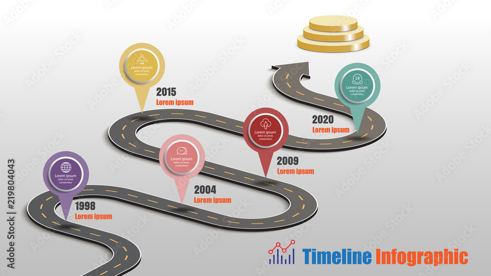 Business road map timeline infographic - 1000 F 219804043 DzMh0PRIFo08149STs8rqXs9J6RzgUyA 