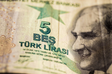 Wall Mural - Turkish Lira (Turkish Turk Parasi)