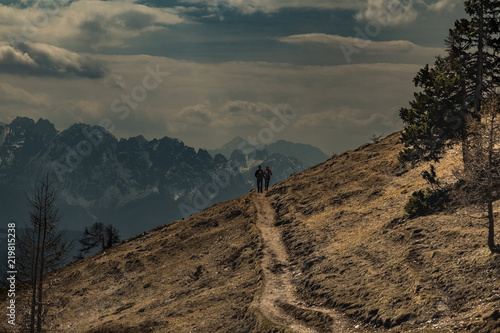 Fotografie, Obraz Walking together - Alpes Carinthia Austria 2017