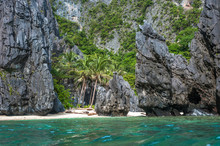 Scenic Tropical Island Landscape, El Nido, Palawan, Philippines