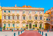 Historical buildings on Place du Palais in Monaco