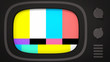 © tykcartoon - No signal TV.  3d rendering picture.