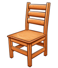 Vector Chair On White Background