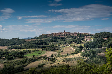 Radicondoli, Grosseto, Tuscany - panoramic view