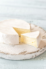 Sticker - Camembert with capers on the wooden board