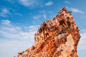 Wall Mural - Corsican calanques located in Piana