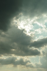 Dramatic sky and dark clouds 2