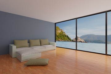 Wall Mural - interior design room ideas 3d rendering