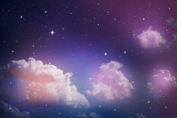 colorful night sky