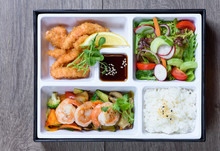 Bento Box With Seafood