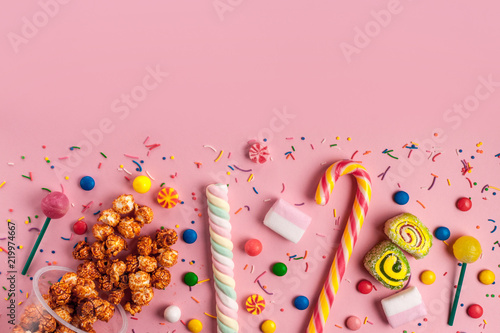 Colored Sugar Sweet Candy Marmalade Marshmallow Caramel
