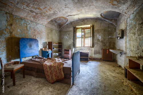 Fotografia, Obraz Psychiatrische Klinik lange verlassen und marode