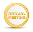 Annual Meeting gold round button
