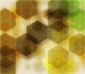 Wall Mural - Abstract technology background. Used effect transparency layers of lights and shapes