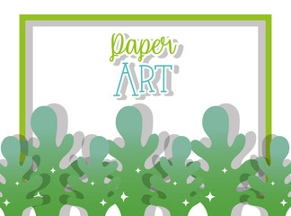 Poster - Paper art cartoons