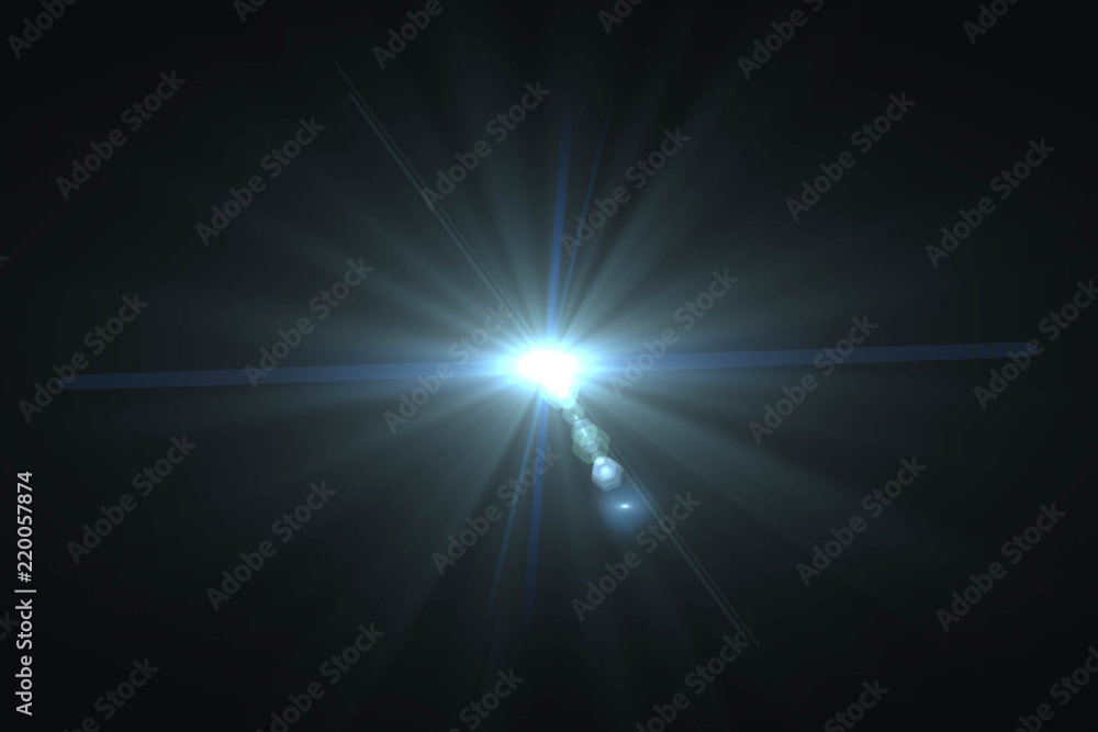 Abstract of sun with flare. natural background with lights and sunshine wallpaper - obrazy, fototapety, plakaty 
