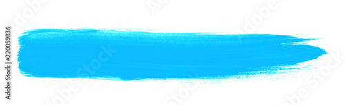 Hellblauer schnell gemalter Pinselstreifen © kebox