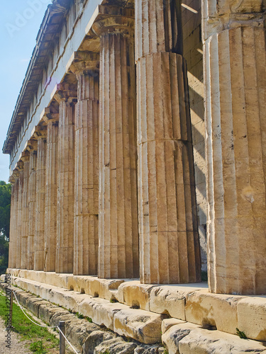  Plakat Ateny   szereg-kolumn-atenskich