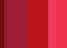 Striped Background In Deep Red-to-fuchsia Gradient, Vertical Stripes, Color Palette Background