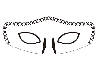 Wall Mural - Isolated carnival mask icon