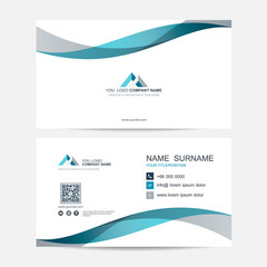 Wall Mural - Business card vector background