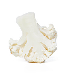 Sticker - Cauliflower. Piece isolated on white.