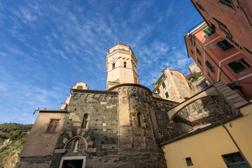  Vernazza Liguria Italy - Church of Santa Margherita