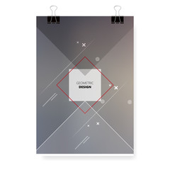 Wall Mural - template design layout , brochure , flyer ,geometric , vector, abstract modern backgrounds