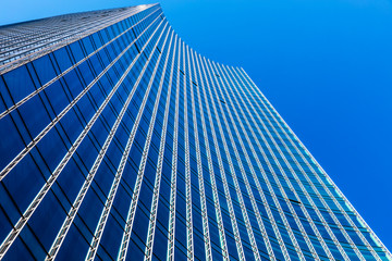 Fototapete - Modern business office skyscraper building