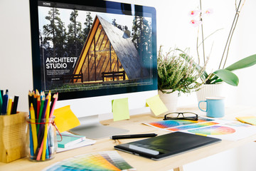 Wall Mural - architecture website studio