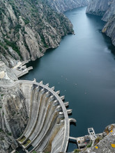 Hydroelectric Power Station In Arribes Del Duero Called Mirador De Iberdrola In Salamanca