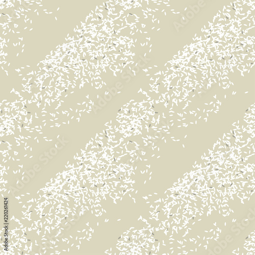 Seamless pattern with rice ...