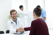 © ASDF - handshake between doctor and patient