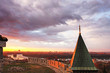 © darezare - Kalemegdan fortress with Ruzica church rooftop in sunset,Belgrade,Serbia