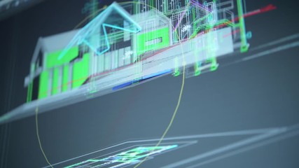 Residential Building Project Design Using 3D Software.
