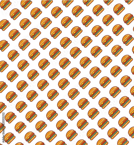 Download Fast Food Wrap Paper Burger Texture Restaurant Pattern Mock Up Stock Vector Adobe Stock